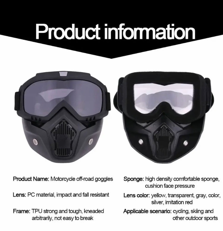 Motorcycle Helmet Mask,