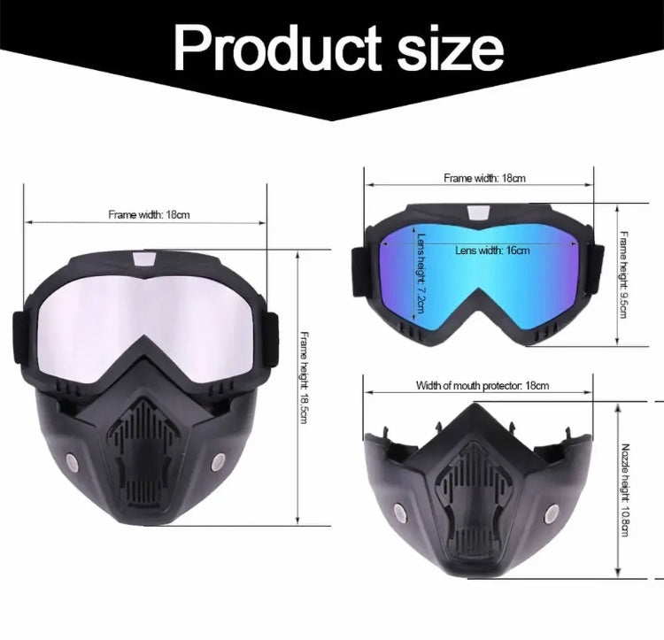 Motorcycle Helmet Mask,